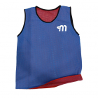 Chaleco de Entrenamiento Reversible Adulto azul-rojo