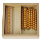 Caja Montessori con Cuentas de Decenas y Unidades