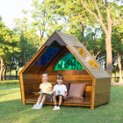 Cabaña de senderismo al aire libre