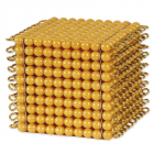 Cubo de 1000 - Material Dorado - Plástico