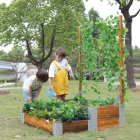 Cama de Plantación en Niveles con Enrejado 