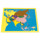 Mapa Puzzle de Asia
