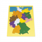 Mapa Puzzle - Alemania
