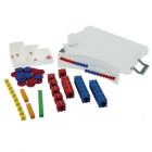 Números de juego de matemáticas Basic Plus hasta 20, 58 piezas, en caja, rojo/azul