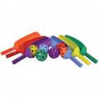 Scoop Set de 6 palas y pelotas de colores