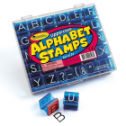 Sellos de las letras del alfabeto en mayúsculas