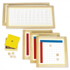 Tablas de Multiplicación en Marco de Madera