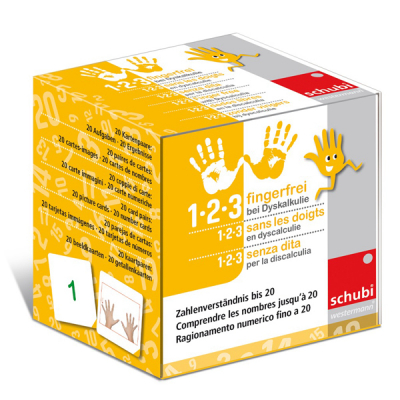 Innovador juego de memoria "1-2-3 Sin Dedos" para niños con discalculia
