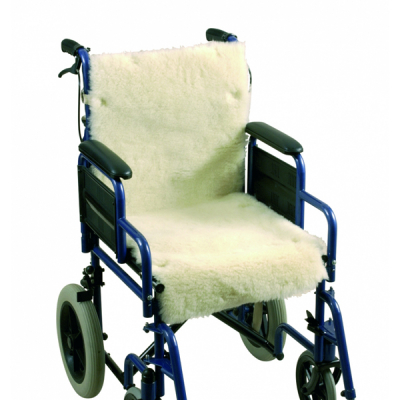Cojín de lana para silla de ruedas- asiento / respaldo