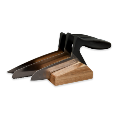 Cuchillos ergonómicos de cocina - bloque de cuchillo