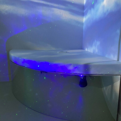 Podio cuadrante Blanco sin agujero