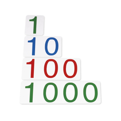 Grandes Tarjetas Numéricas 1-1000