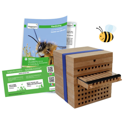 Kit de cría "abejas silvestres con capullos", 5 piezas