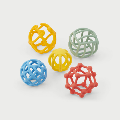 Pelotas flexibles SiliSoft (arcoíris)