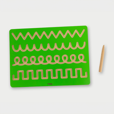 tablero de trazado de escritura temprana