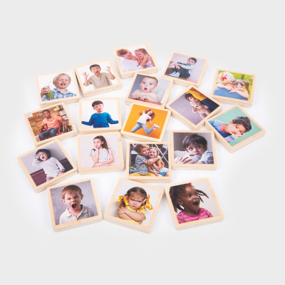 Mis Emociones Fichas de Madera – Set de 18