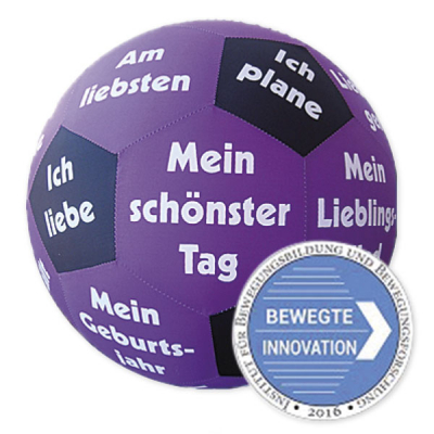 Pelota de juego de aprendizaje - Pello - Oraciones introductorias - Alemán- Aprendizaje – Mover