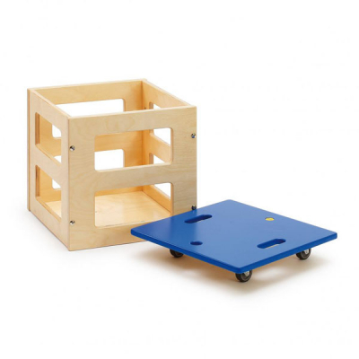 Erzi - Gym - Sportbox - Small - Con tabla - 76,5 x 41,5 x 42 cm.